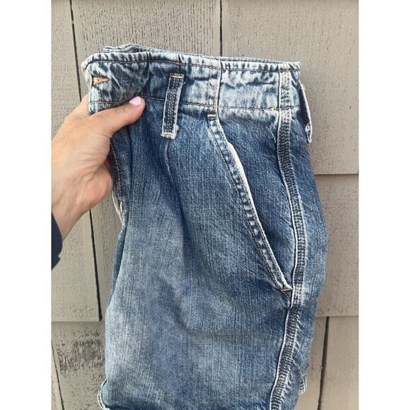 Vintage Y2K Denim & Supply Ralph Lauren pleated denim mini skirt 30 festival - Picture 4 of 11